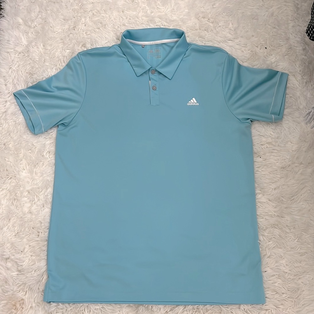 Adidas golf shirt sz large